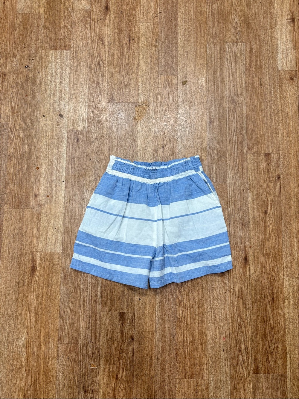 H&M Blue and White Striped Kids Shorts
